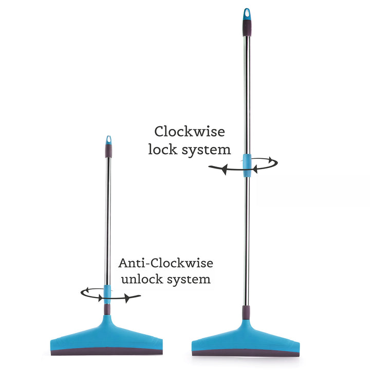 Adjustable Stainless Steel Bathroom Floor Wiper – Easy Clean Rod