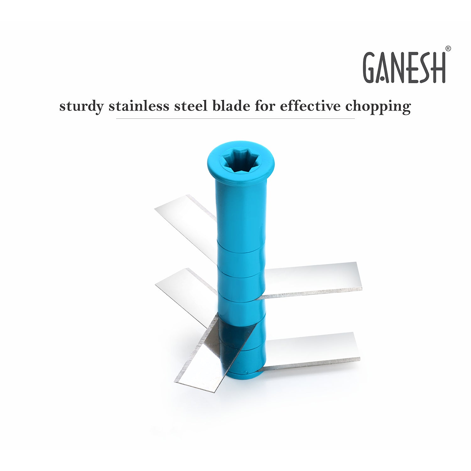 Ganesh Master XL Chopper – 5 Stainless Steel Blades (900ml)