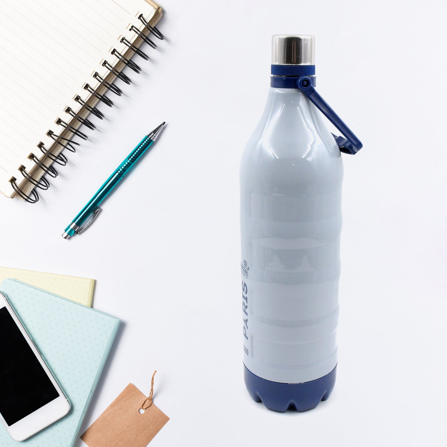 Plastic Insulated Sports Water Bottle with Handle – BPA-Free & Leak-Proof