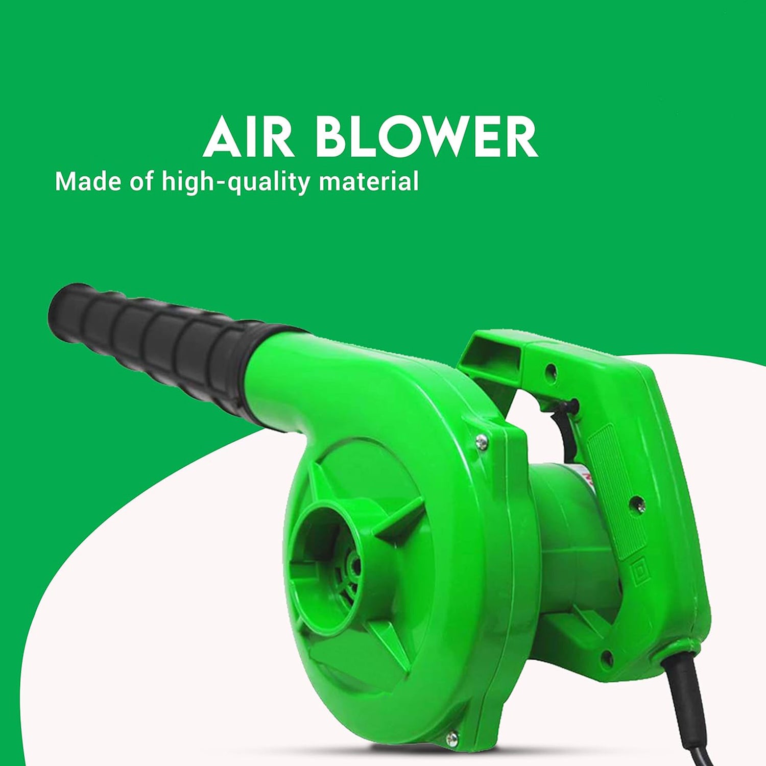 650V Heavy Duty Air Blower - 350W, 13000 RPM, Green, Portable