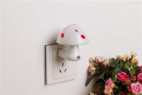 Automatic Night Sensor Mushroom Lamp – 0.2W Multicolour LED