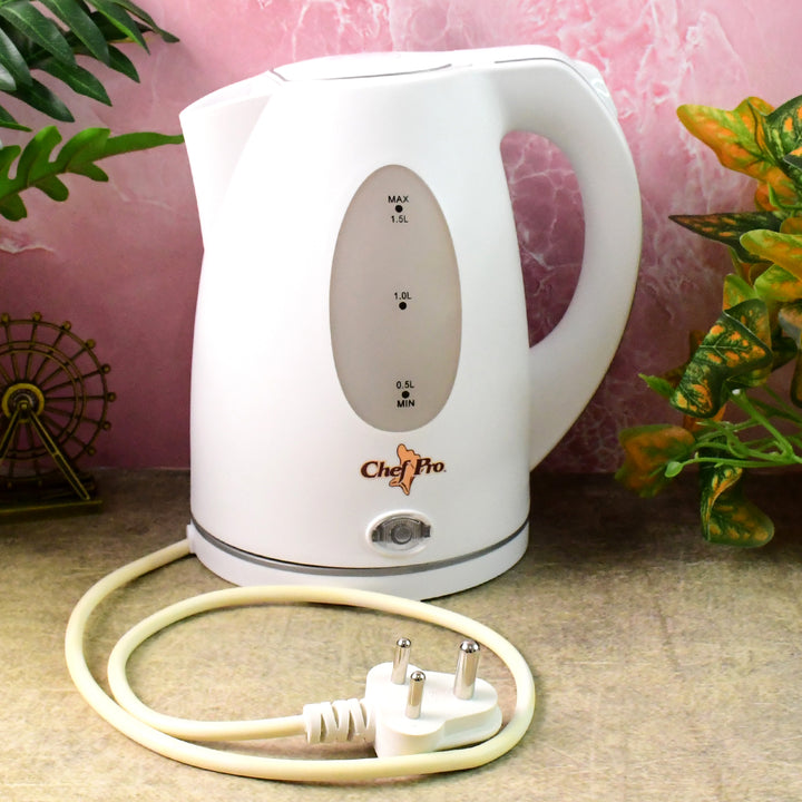 Electric Kettle - 1.5L Capacity, Fast Boil, 1 Pc