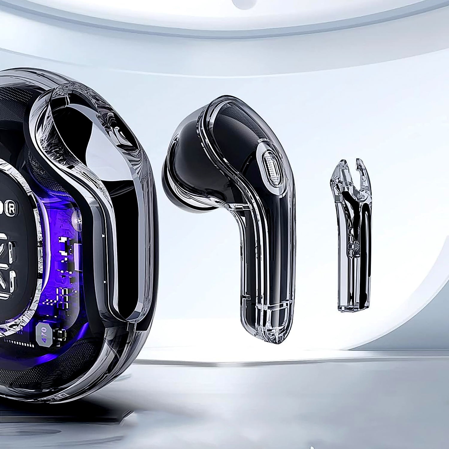 Wireless Bluetooth 5.3 Earbuds with Mic & 200mAh Battery (1 Pc)