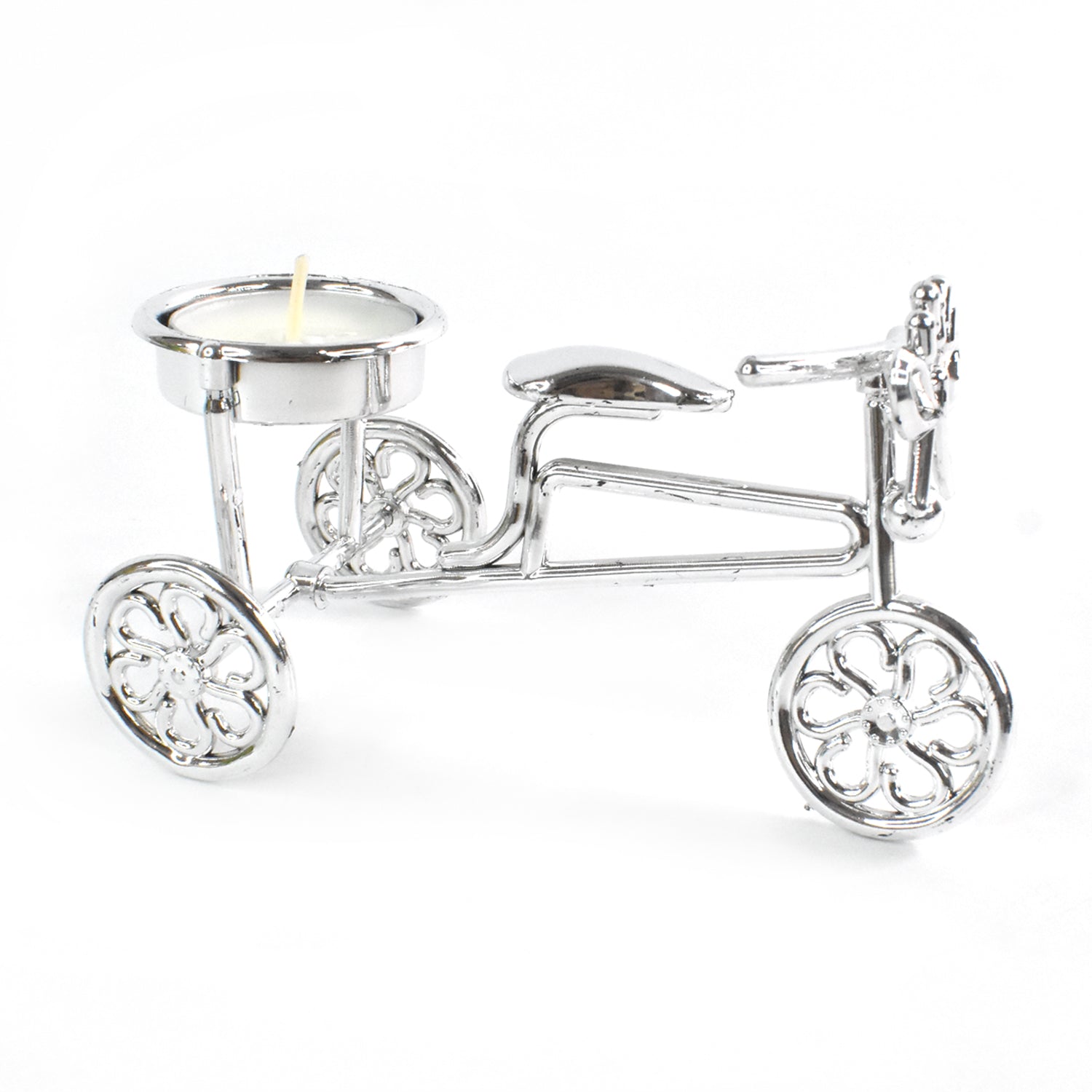 Cycle Tealight Candle Holder – Decorative Metal Candle Stand (1 Pc)