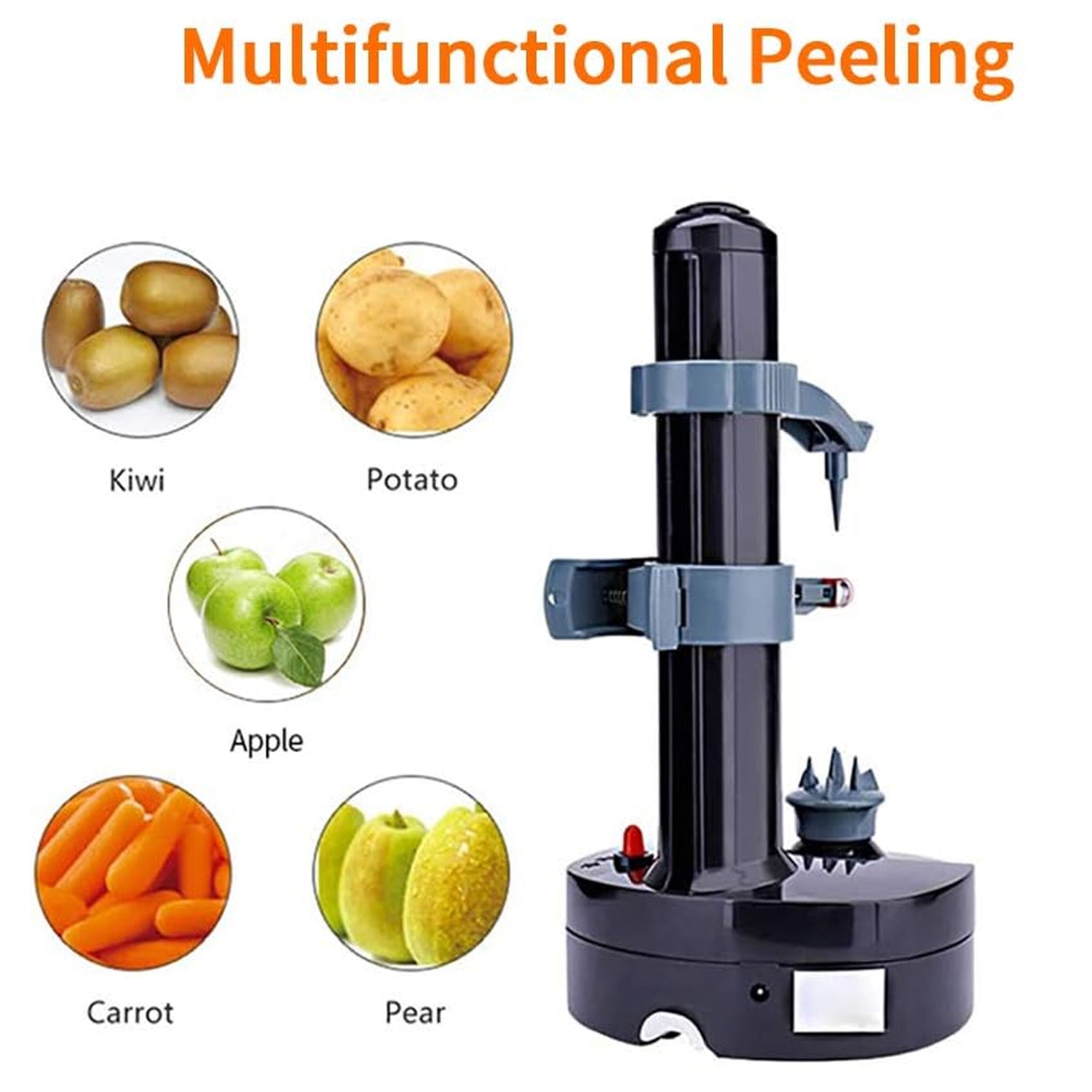 Multipurpose Electric Automatic Peeler for Vegetables & Fruits (1 Pc)