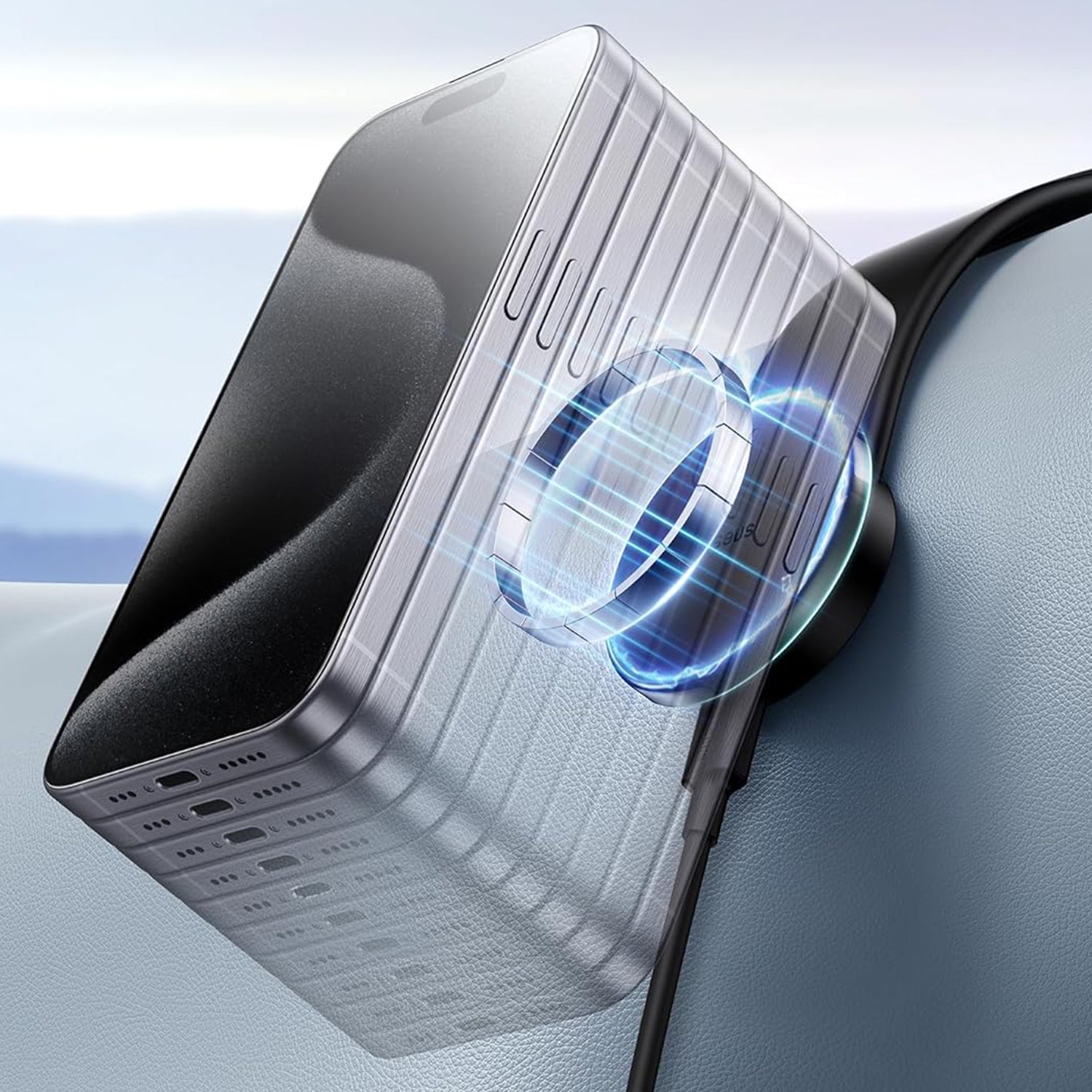 15W Wireless Car Charger & Phone Holder Mount – Fast Charging (1 Set)