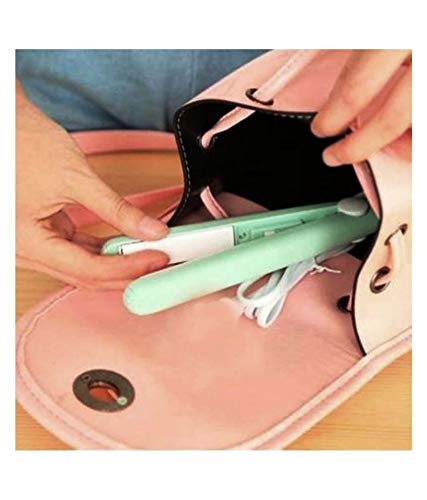 Mini Portable Hair Straightener & Curler – Compact & Dual-Function