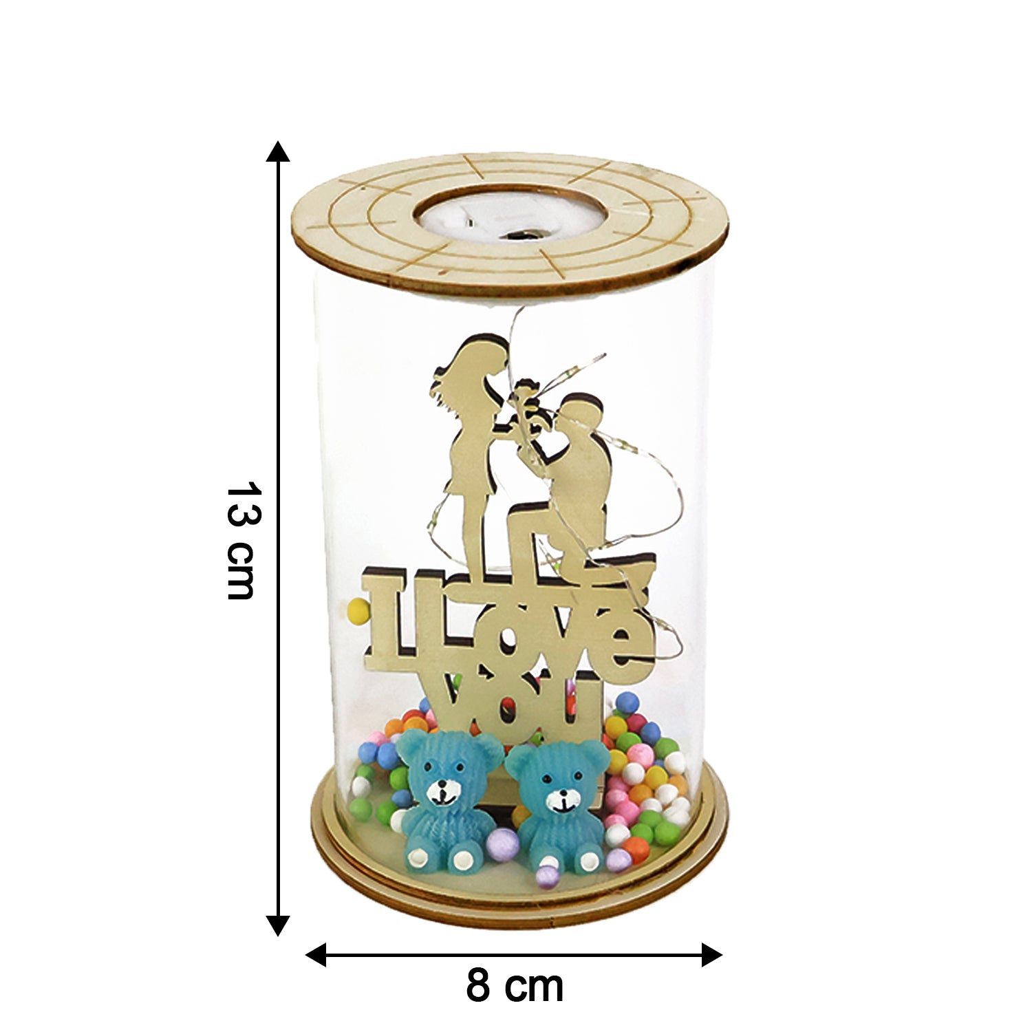 LED Decorative Light Showpiece – Elegant Home Accent (1 Pc)