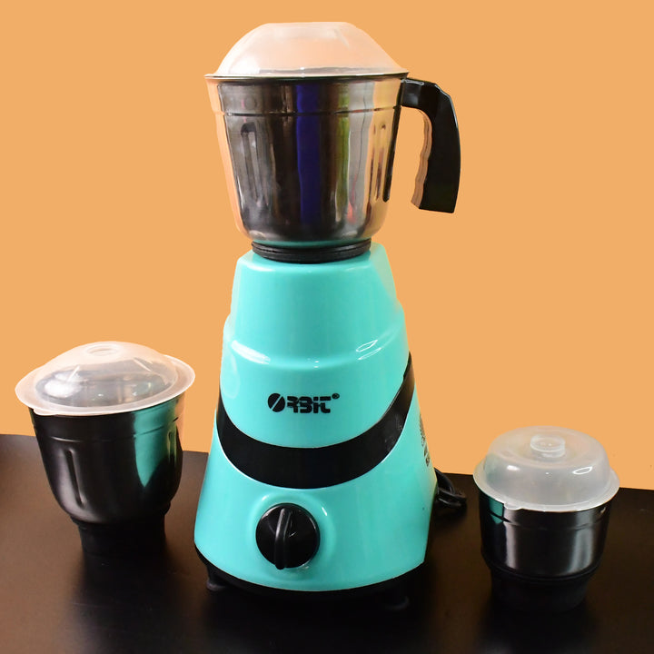 Orbit 550W Mixer Grinder with 3 Stainless Steel Jars