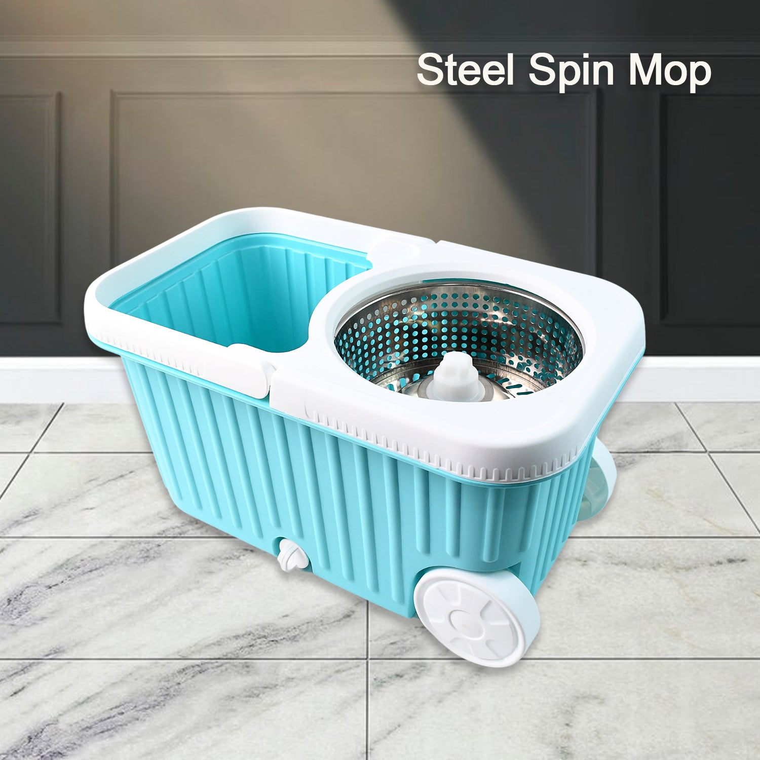 Apex Magic 360 Spin Mop System with Stainless Steel Spinner