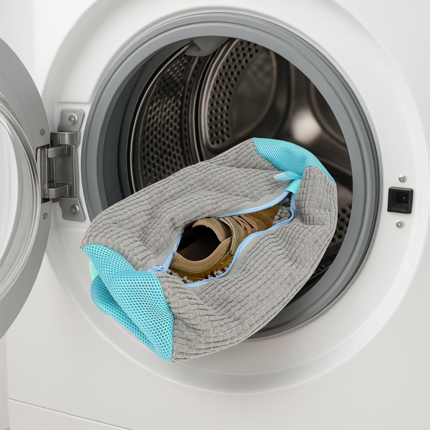 Heavy-Duty Reusable Shoe Washing Bag for Washing Machine (1 Pc)