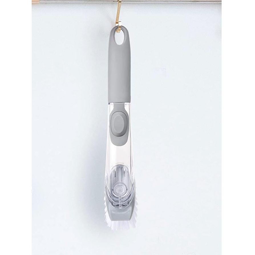 Automatic Liquid Dispenser Dish Brush Scrubber – Efficient Cleaning Tool