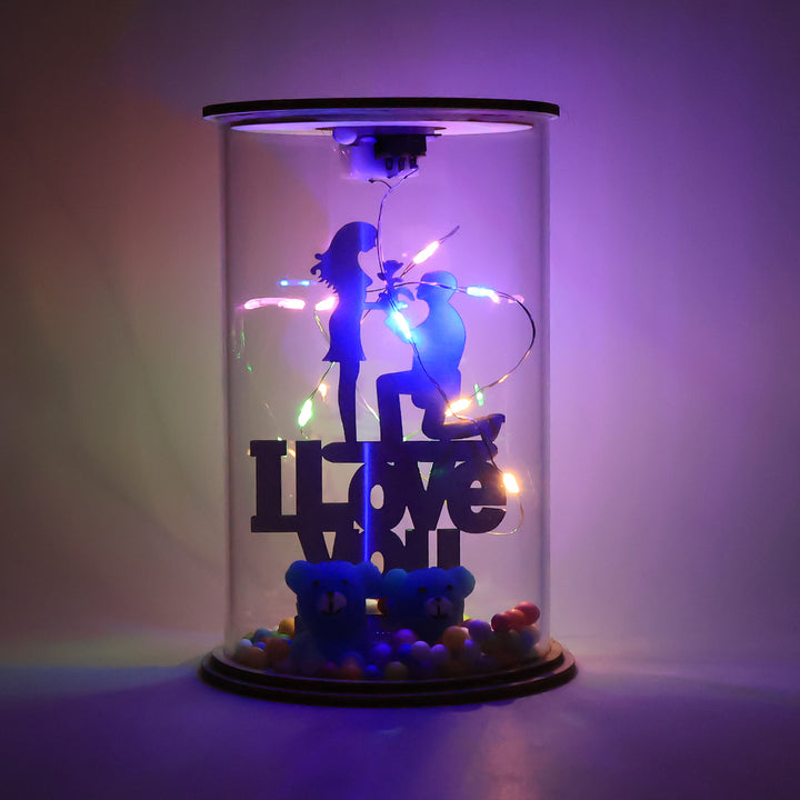 LED Decorative Light Showpiece – Elegant Home Accent (1 Pc)