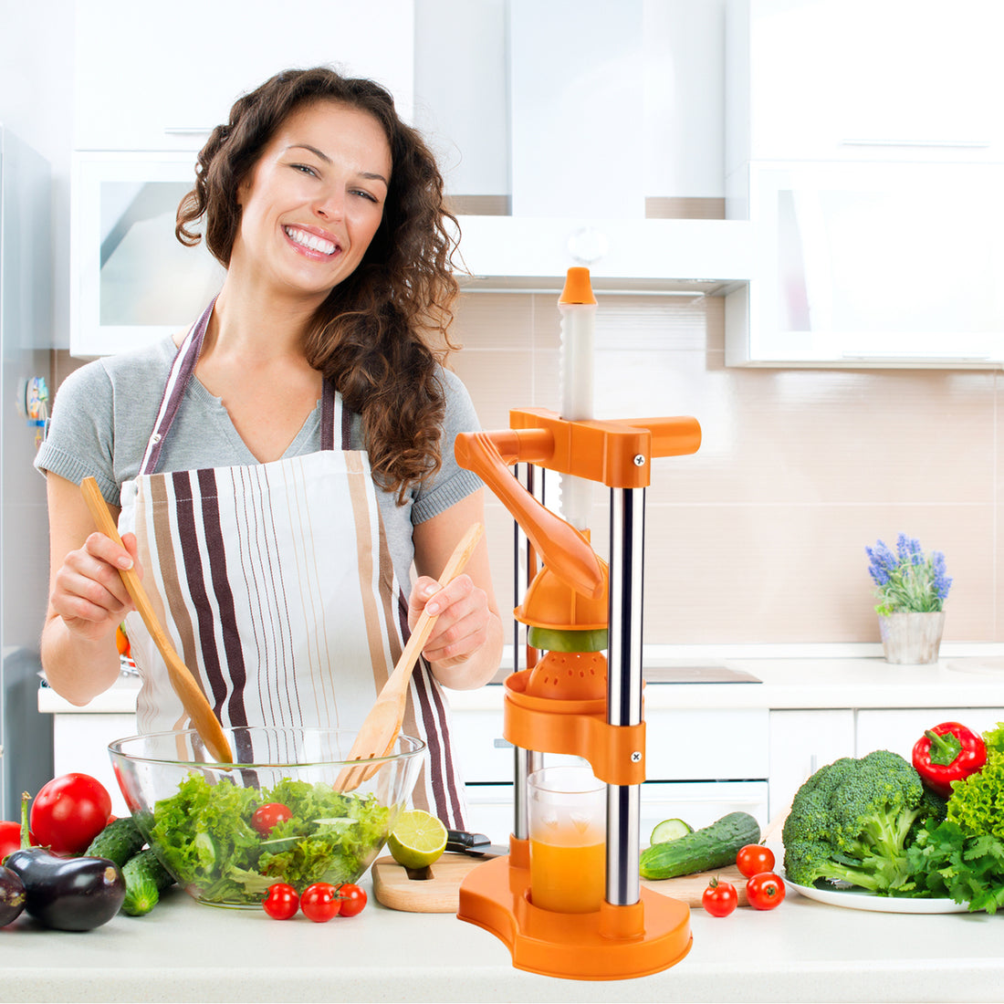 Manual Cold Press Juicer – Instant Juice Squeezer for Fruits & Vegetables