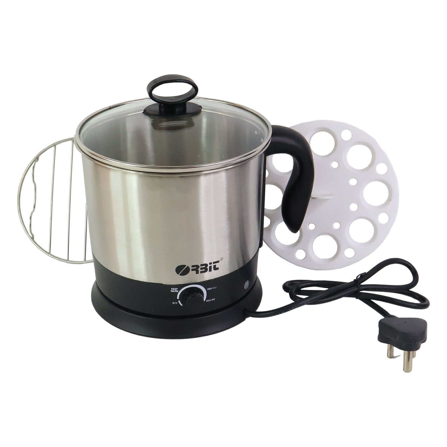 Orbit Electric Idli Cooker & Steamer – 650W, Quick & Efficient