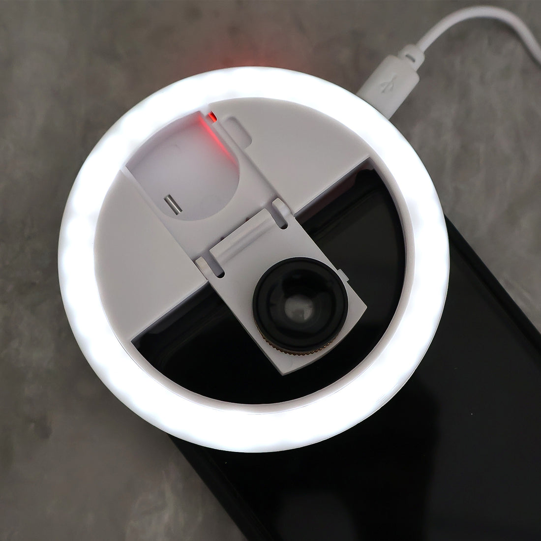 Selfie Flash Ring Light – 3 Brightness Levels (1 Pc)