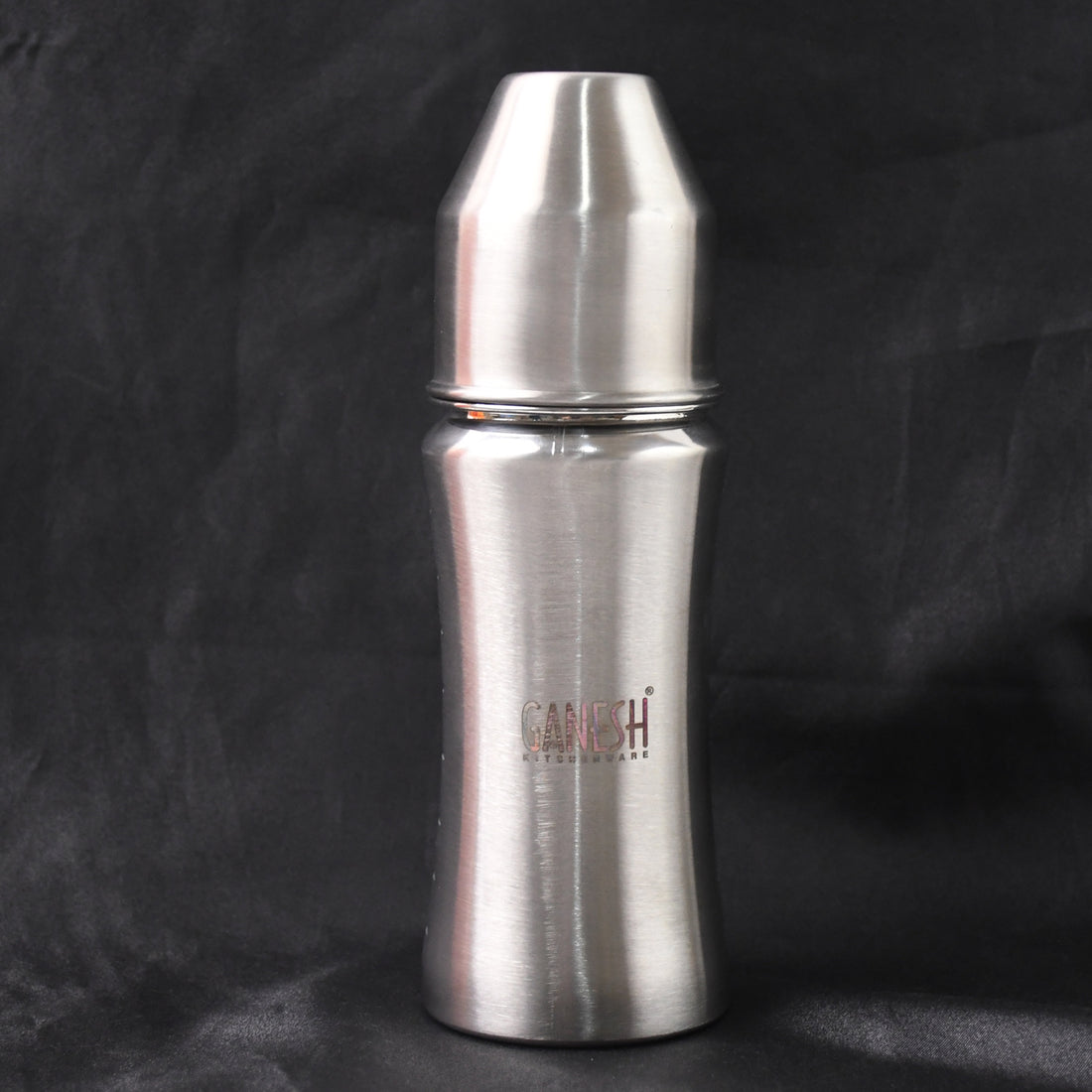 Ganesh Stainless Steel Baby Feeding Bottle – 250ml, BPA-Free