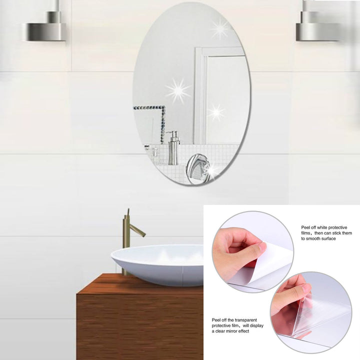Adhesive Bathroom Wall Mirror