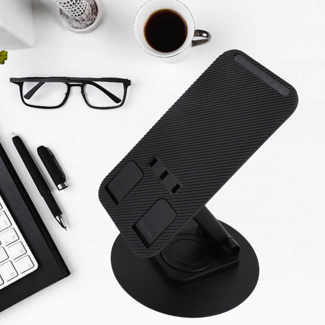 Universal Foldable Mobile Phone Stand – Adjustable & Portable