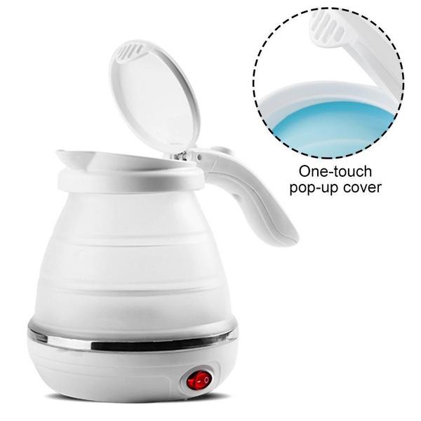 Silicone Foldable Electric Water Kettle – Portable Camping Boiler