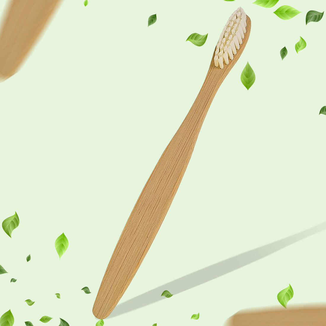 Wooden Bamboo Toothbrush with Ultra Soft Bristles (1 Pc)