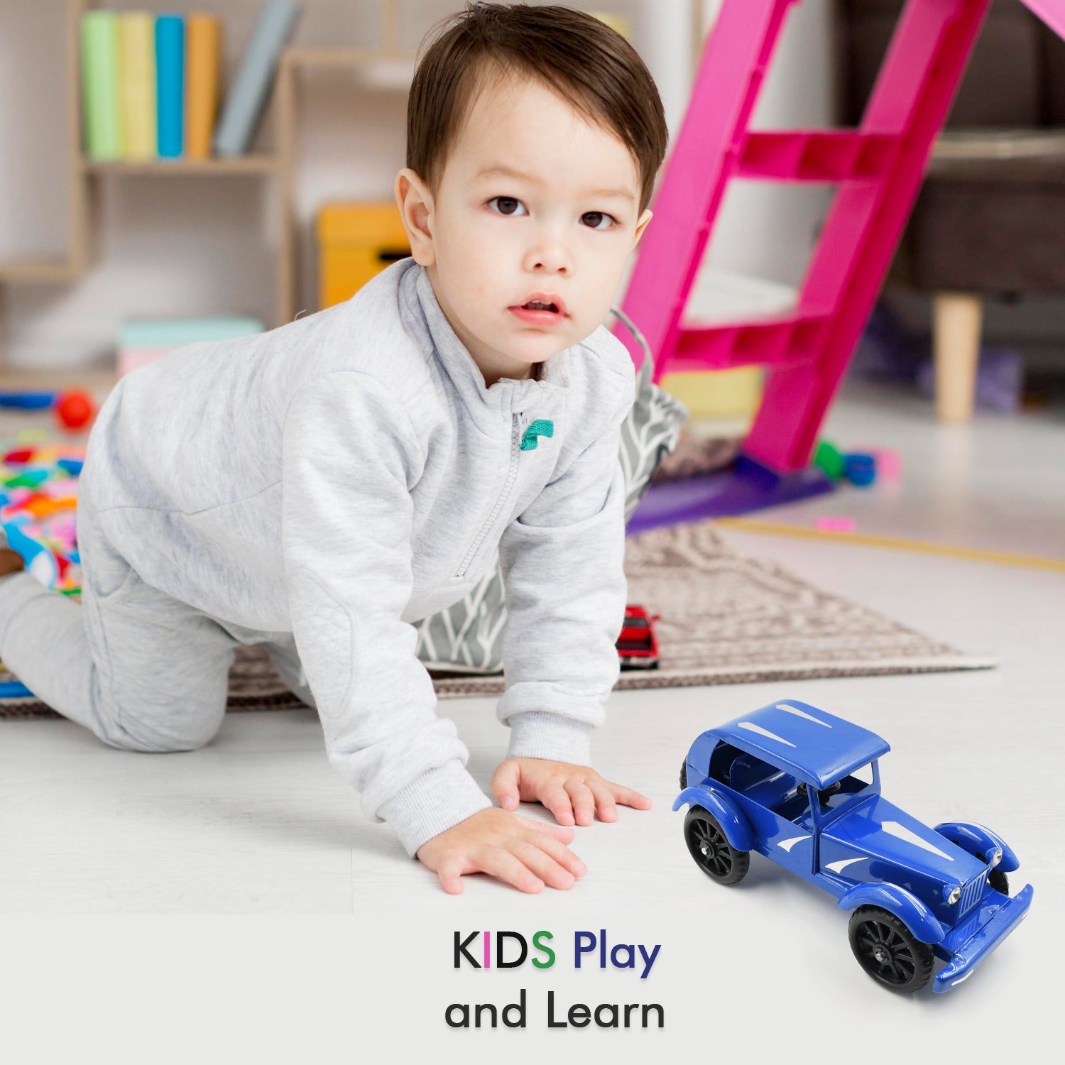 Vintage Metal Car 10 Inch – Unbreakable Classic Alloy Toy Model