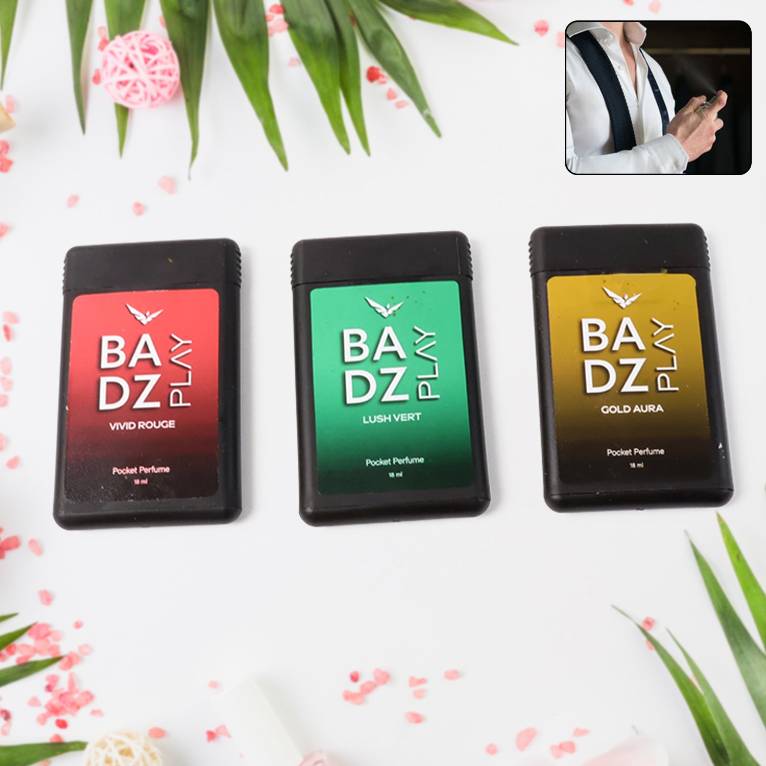 Mini Pocket Perfume 18ml – Mix Fragrance (1 Pc) – Portable & Fresh
