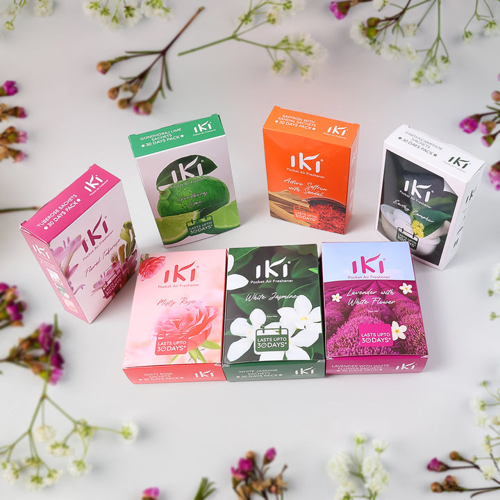 Pocket Air Freshener Mix Flavor Fragrance (1 Pack, 6 Pcs Inside)