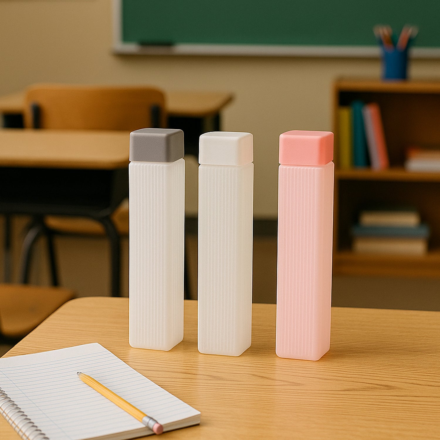 BPA-Free Leakproof Hydration Water Bottles – 6-Pack Set