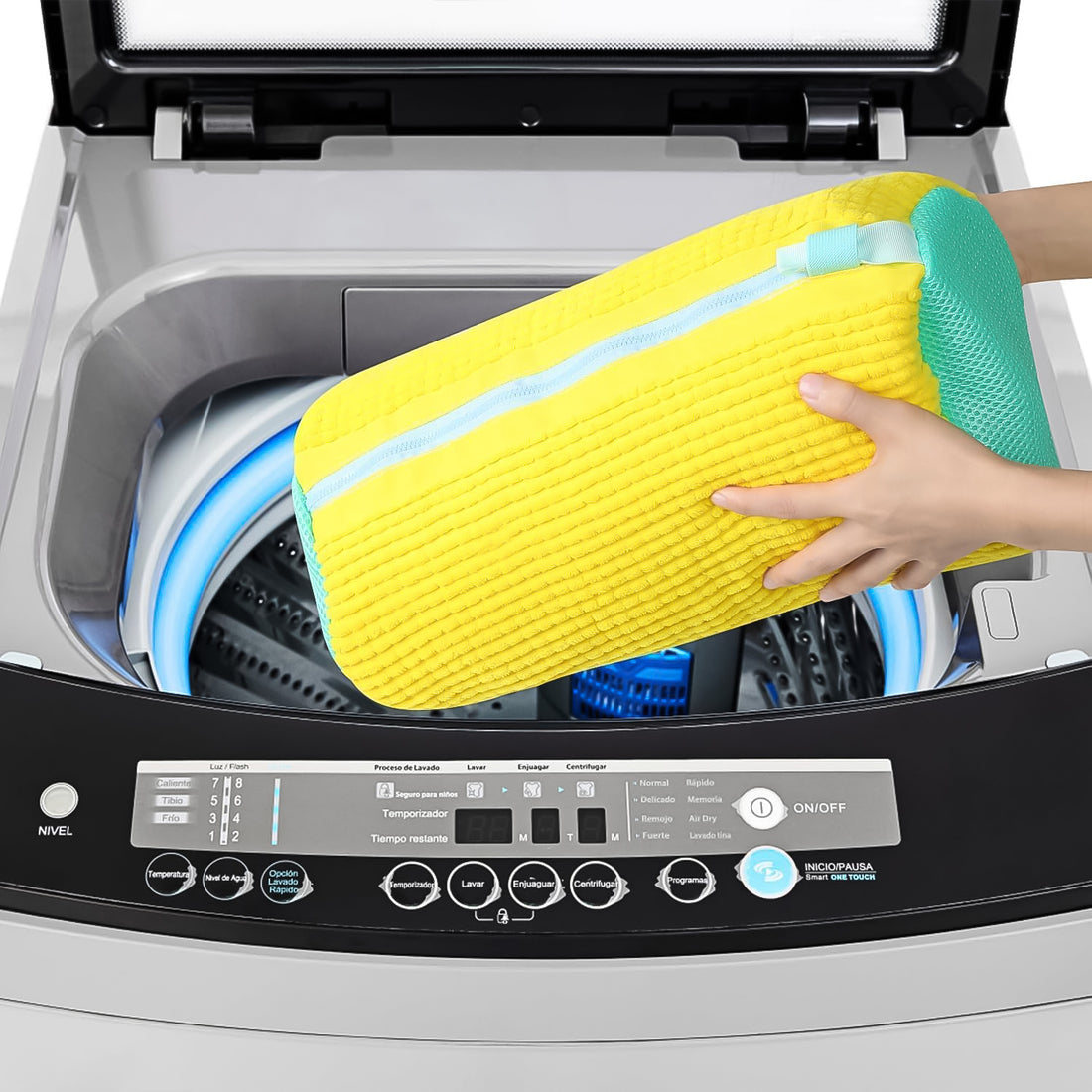 Shoe Cleaning Mop Cover with Microfiber Chenille – Zipper Closure (1 Pc)