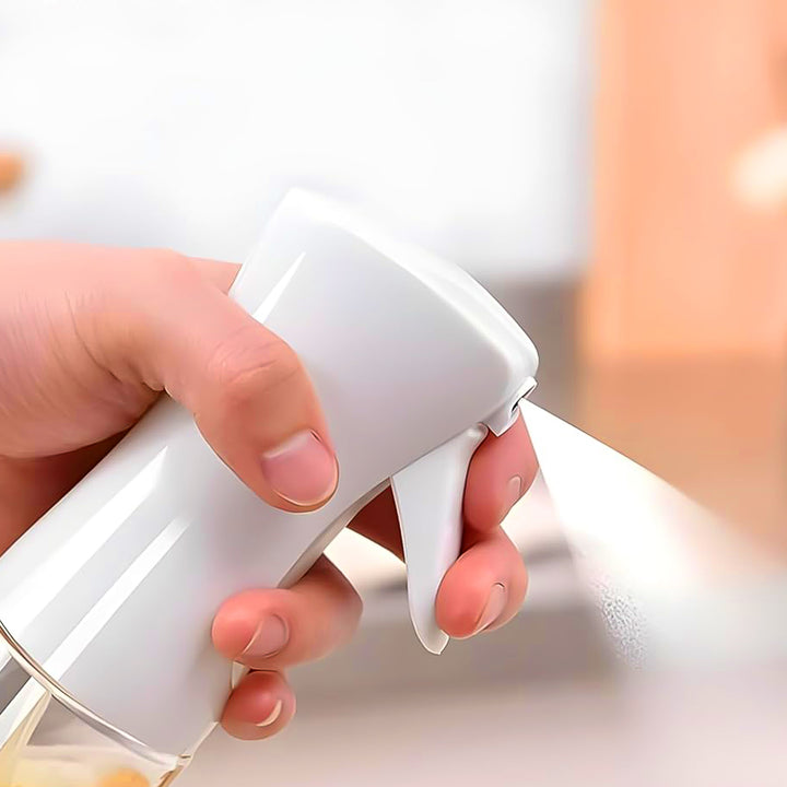 Plastic Oil Spray Bottle – Versatile Kitchen Gadget, 250ml (White Box)