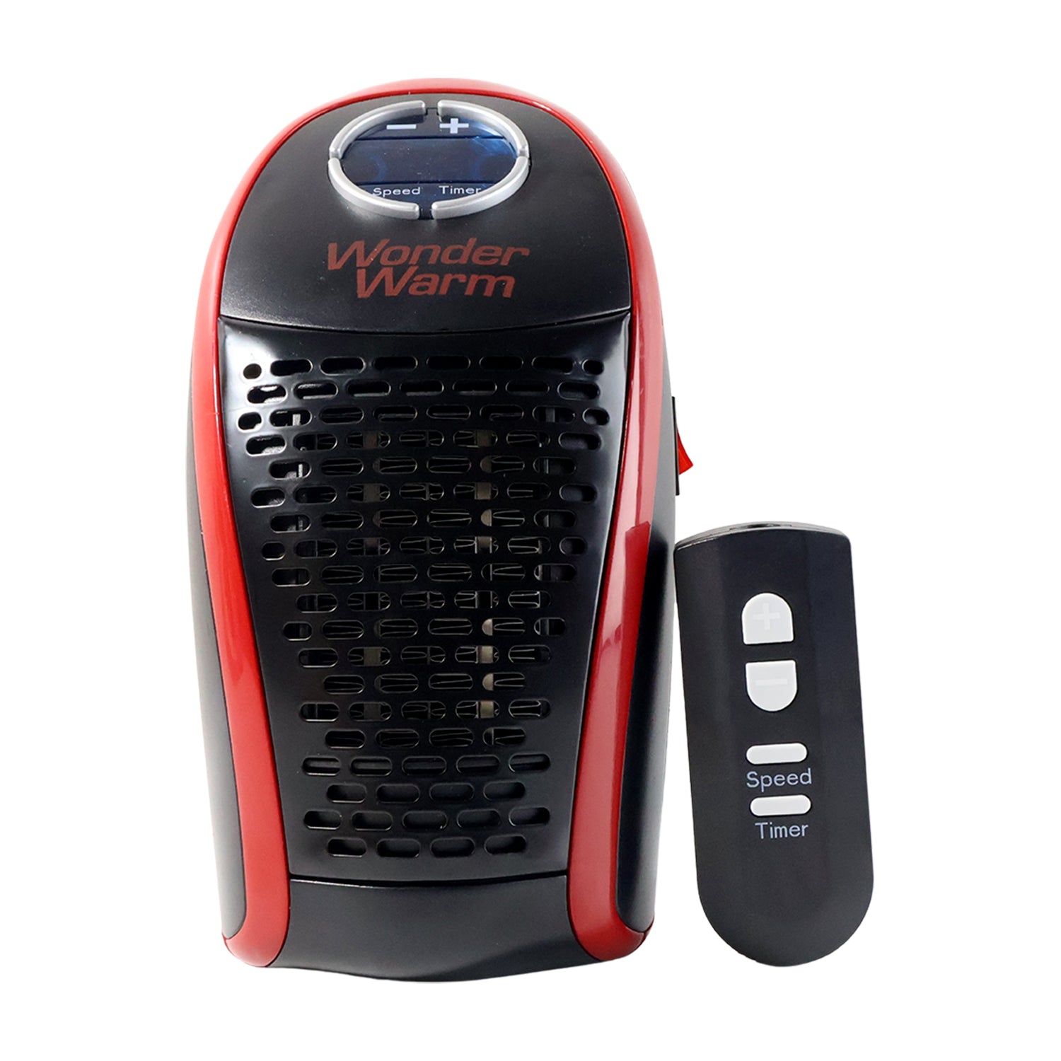 Compact 400W Wall Plug Heater with Remote Control